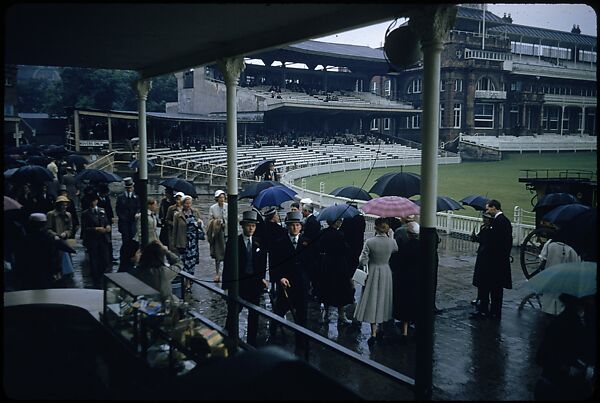 [65 Views of Eton vs. Harrow Cricket Match, London, for Sports Illustrated Article], Walker Evans (American, St. Louis, Missouri 1903–1975 New Haven, Connecticut), Color film transparency