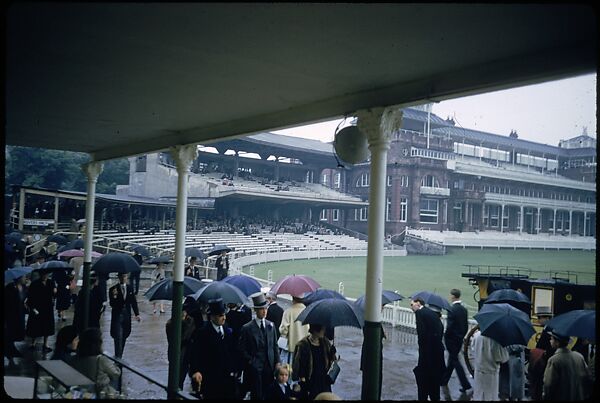 [65 Views of Eton vs. Harrow Cricket Match, London, for Sports Illustrated Article], Walker Evans (American, St. Louis, Missouri 1903–1975 New Haven, Connecticut), Color film transparency
