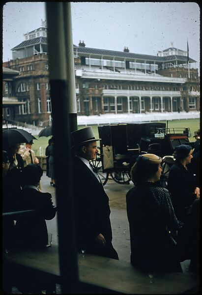 [65 Views of Eton vs. Harrow Cricket Match, London, for Sports Illustrated Article], Walker Evans (American, St. Louis, Missouri 1903–1975 New Haven, Connecticut), Color film transparency