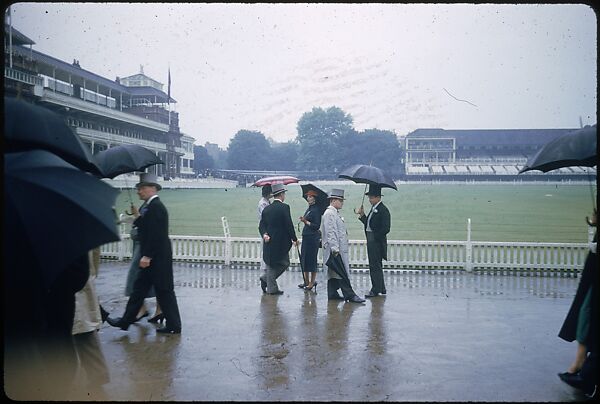 [65 Views of Eton vs. Harrow Cricket Match, London, for Sports Illustrated Article], Walker Evans (American, St. Louis, Missouri 1903–1975 New Haven, Connecticut), Color film transparency