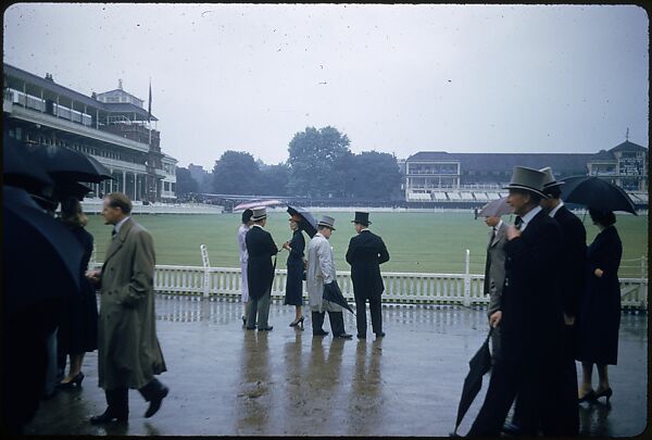 [65 Views of Eton vs. Harrow Cricket Match, London, for Sports Illustrated Article], Walker Evans (American, St. Louis, Missouri 1903–1975 New Haven, Connecticut), Color film transparency