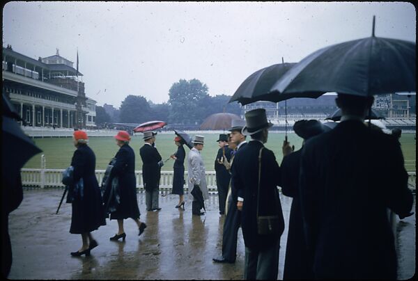 [65 Views of Eton vs. Harrow Cricket Match, London, for Sports Illustrated Article], Walker Evans (American, St. Louis, Missouri 1903–1975 New Haven, Connecticut), Color film transparency
