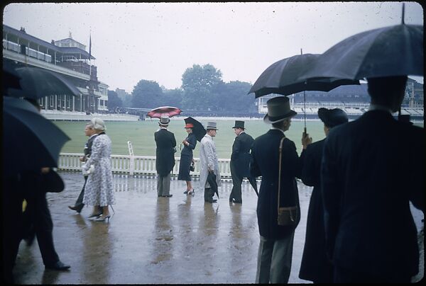 [65 Views of Eton vs. Harrow Cricket Match, London, for Sports Illustrated Article], Walker Evans (American, St. Louis, Missouri 1903–1975 New Haven, Connecticut), Color film transparency