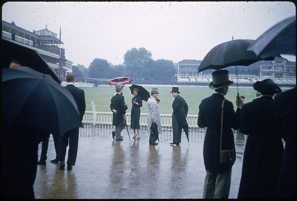 [65 Views of Eton vs. Harrow Cricket Match, London, for Sports Illustrated Article], Walker Evans (American, St. Louis, Missouri 1903–1975 New Haven, Connecticut), Color film transparency