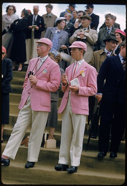 [65 Views of Eton vs. Harrow Cricket Match, London, for Sports Illustrated Article], Walker Evans (American, St. Louis, Missouri 1903–1975 New Haven, Connecticut), Color film transparency