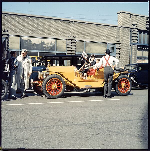 [60 Views of Antique Car Rally in Grand Rapids, Michigan for Sports Illustrated Article], Walker Evans (American, St. Louis, Missouri 1903–1975 New Haven, Connecticut), Color film transparency