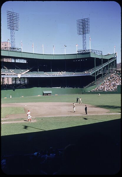 [19 Views of Baseball Game, Giants vs. Phillies, at the Polo Grounds, New York, for Sports Illustrated Article], Walker Evans (American, St. Louis, Missouri 1903–1975 New Haven, Connecticut), Color film transparency