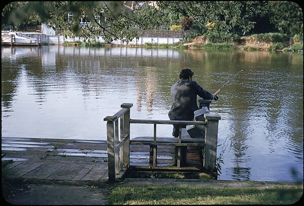 [25 Views of Fishing on the Thames River for Sports Illustrated Article], Walker Evans (American, St. Louis, Missouri 1903–1975 New Haven, Connecticut), Color film transparency
