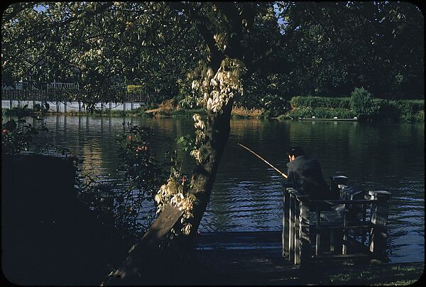 [25 Views of Fishing on the Thames River for Sports Illustrated Article], Walker Evans (American, St. Louis, Missouri 1903–1975 New Haven, Connecticut), Color film transparency