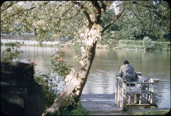 [25 Views of Fishing on the Thames River for Sports Illustrated Article], Walker Evans (American, St. Louis, Missouri 1903–1975 New Haven, Connecticut), Color film transparency