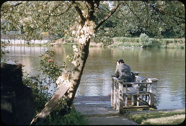 [25 Views of Fishing on the Thames River for Sports Illustrated Article], Walker Evans (American, St. Louis, Missouri 1903–1975 New Haven, Connecticut), Color film transparency