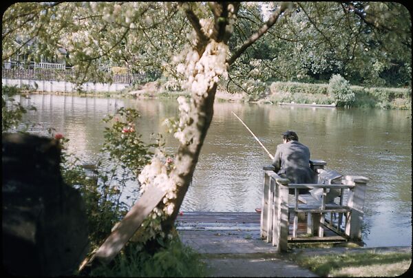 [25 Views of Fishing on the Thames River for Sports Illustrated Article], Walker Evans (American, St. Louis, Missouri 1903–1975 New Haven, Connecticut), Color film transparency