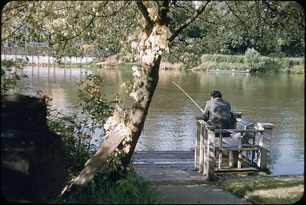 [25 Views of Fishing on the Thames River for Sports Illustrated Article], Walker Evans (American, St. Louis, Missouri 1903–1975 New Haven, Connecticut), Color film transparency