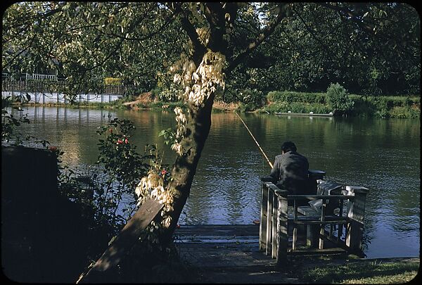 [25 Views of Fishing on the Thames River for Sports Illustrated Article], Walker Evans (American, St. Louis, Missouri 1903–1975 New Haven, Connecticut), Color film transparency