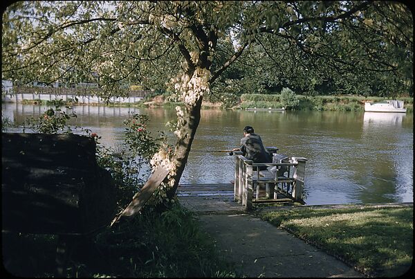 [25 Views of Fishing on the Thames River for Sports Illustrated Article], Walker Evans (American, St. Louis, Missouri 1903–1975 New Haven, Connecticut), Color film transparency