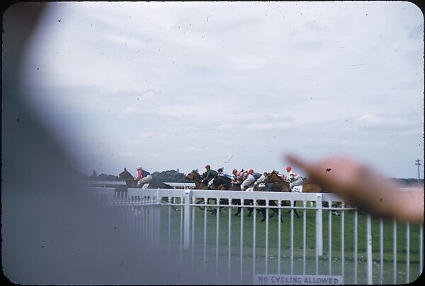 [125 Views of Spectators at Ascot Raceway for Sports Illustrated Article], Walker Evans (American, St. Louis, Missouri 1903–1975 New Haven, Connecticut), Color film transparency