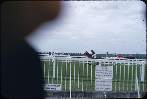 [125 Views of Spectators at Ascot Raceway for Sports Illustrated Article], Walker Evans (American, St. Louis, Missouri 1903–1975 New Haven, Connecticut), Color film transparency