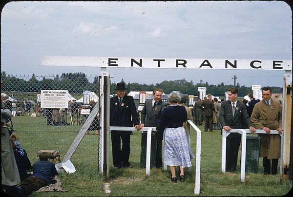 [125 Views of Spectators at Ascot Raceway for Sports Illustrated Article], Walker Evans (American, St. Louis, Missouri 1903–1975 New Haven, Connecticut), Color film transparency