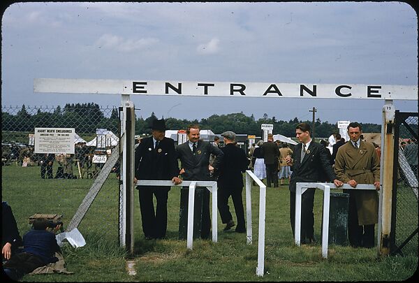 [125 Views of Spectators at Ascot Raceway for Sports Illustrated Article], Walker Evans (American, St. Louis, Missouri 1903–1975 New Haven, Connecticut), Color film transparency