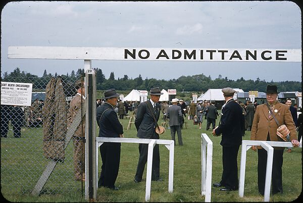 [125 Views of Spectators at Ascot Raceway for Sports Illustrated Article], Walker Evans (American, St. Louis, Missouri 1903–1975 New Haven, Connecticut), Color film transparency
