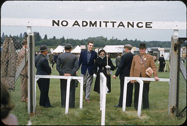 [125 Views of Spectators at Ascot Raceway for Sports Illustrated Article], Walker Evans (American, St. Louis, Missouri 1903–1975 New Haven, Connecticut), Color film transparency