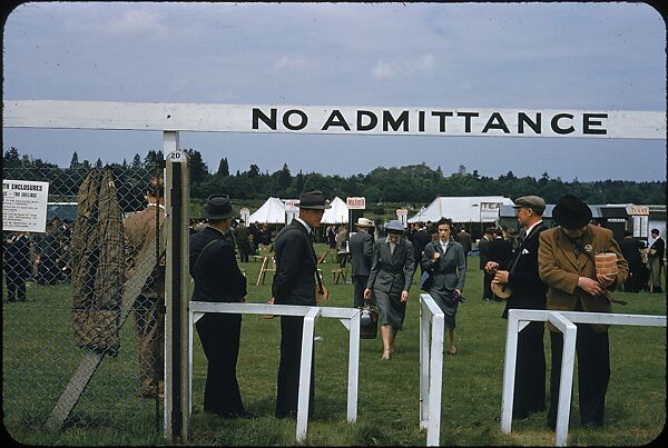 [125 Views of Spectators at Ascot Raceway for Sports Illustrated Article], Walker Evans (American, St. Louis, Missouri 1903–1975 New Haven, Connecticut), Color film transparency