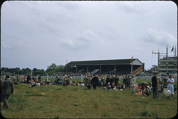 [125 Views of Spectators at Ascot Raceway for Sports Illustrated Article], Walker Evans (American, St. Louis, Missouri 1903–1975 New Haven, Connecticut), Color film transparency