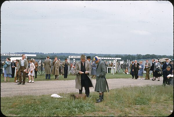 [125 Views of Spectators at Ascot Raceway for Sports Illustrated Article], Walker Evans (American, St. Louis, Missouri 1903–1975 New Haven, Connecticut), Color film transparency