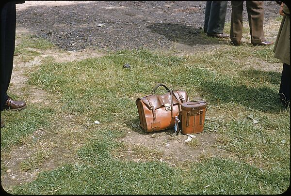 [125 Views of Spectators at Ascot Raceway for Sports Illustrated Article], Walker Evans (American, St. Louis, Missouri 1903–1975 New Haven, Connecticut), Color film transparency