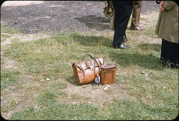[125 Views of Spectators at Ascot Raceway for Sports Illustrated Article], Walker Evans (American, St. Louis, Missouri 1903–1975 New Haven, Connecticut), Color film transparency