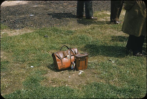 [125 Views of Spectators at Ascot Raceway for Sports Illustrated Article], Walker Evans (American, St. Louis, Missouri 1903–1975 New Haven, Connecticut), Color film transparency