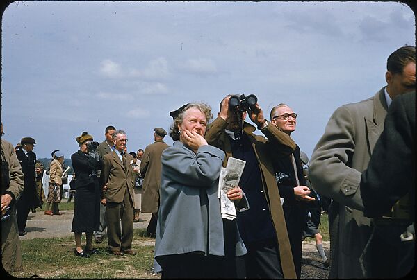 [125 Views of Spectators at Ascot Raceway for Sports Illustrated Article], Walker Evans (American, St. Louis, Missouri 1903–1975 New Haven, Connecticut), Color film transparency