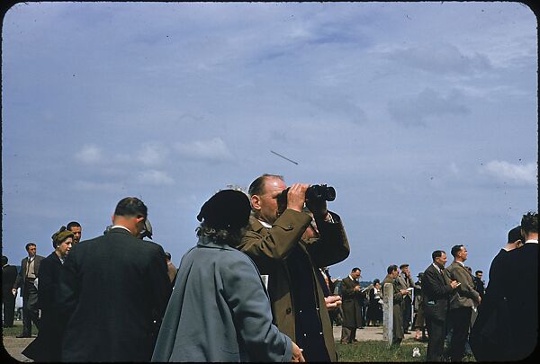 [125 Views of Spectators at Ascot Raceway for Sports Illustrated Article], Walker Evans (American, St. Louis, Missouri 1903–1975 New Haven, Connecticut), Color film transparency