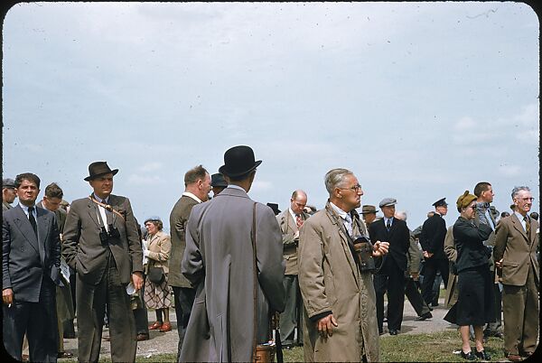 [125 Views of Spectators at Ascot Raceway for Sports Illustrated Article], Walker Evans (American, St. Louis, Missouri 1903–1975 New Haven, Connecticut), Color film transparency
