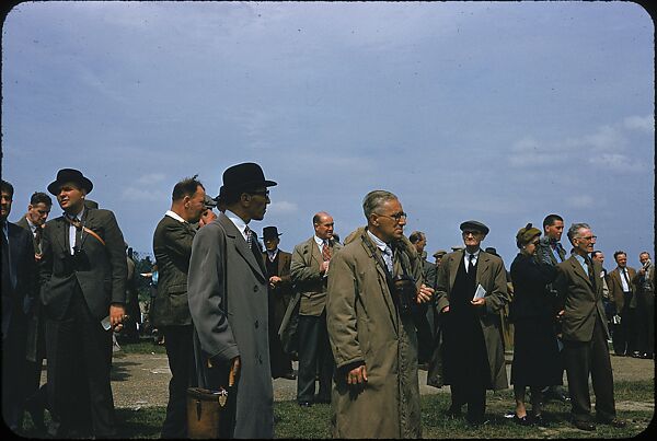 [125 Views of Spectators at Ascot Raceway for Sports Illustrated Article], Walker Evans (American, St. Louis, Missouri 1903–1975 New Haven, Connecticut), Color film transparency