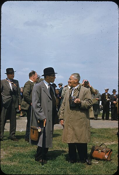 [125 Views of Spectators at Ascot Raceway for Sports Illustrated Article], Walker Evans (American, St. Louis, Missouri 1903–1975 New Haven, Connecticut), Color film transparency