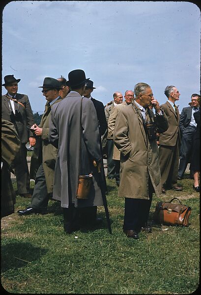 [125 Views of Spectators at Ascot Raceway for Sports Illustrated Article], Walker Evans (American, St. Louis, Missouri 1903–1975 New Haven, Connecticut), Color film transparency