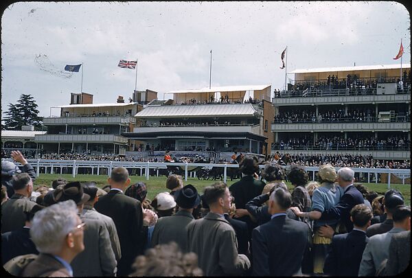 [125 Views of Spectators at Ascot Raceway for Sports Illustrated Article], Walker Evans (American, St. Louis, Missouri 1903–1975 New Haven, Connecticut), Color film transparency