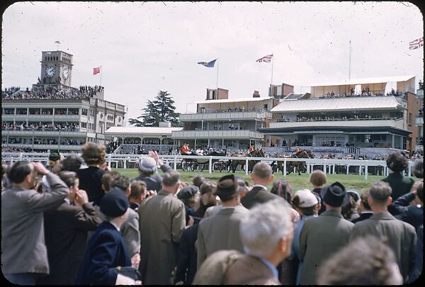 [125 Views of Spectators at Ascot Raceway for Sports Illustrated Article], Walker Evans (American, St. Louis, Missouri 1903–1975 New Haven, Connecticut), Color film transparency