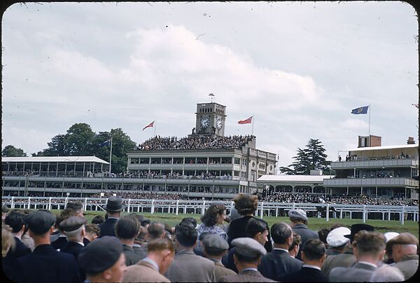 [125 Views of Spectators at Ascot Raceway for Sports Illustrated Article], Walker Evans (American, St. Louis, Missouri 1903–1975 New Haven, Connecticut), Color film transparency