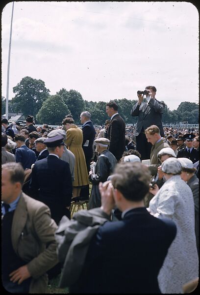 [125 Views of Spectators at Ascot Raceway for Sports Illustrated Article], Walker Evans (American, St. Louis, Missouri 1903–1975 New Haven, Connecticut), Color film transparency
