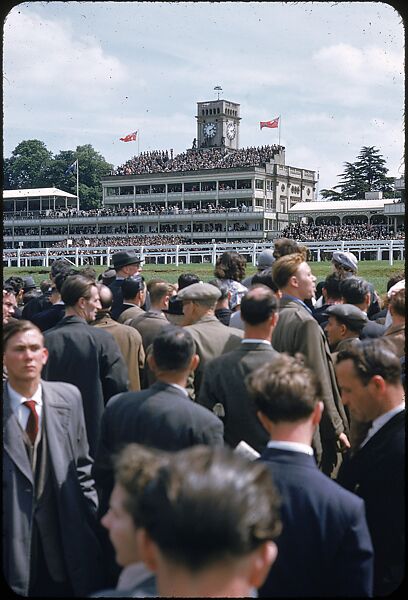 [125 Views of Spectators at Ascot Raceway for Sports Illustrated Article], Walker Evans (American, St. Louis, Missouri 1903–1975 New Haven, Connecticut), Color film transparency