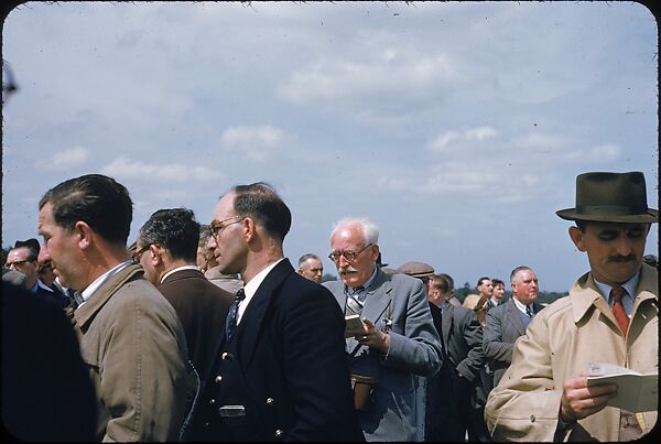 [125 Views of Spectators at Ascot Raceway for Sports Illustrated Article], Walker Evans (American, St. Louis, Missouri 1903–1975 New Haven, Connecticut), Color film transparency