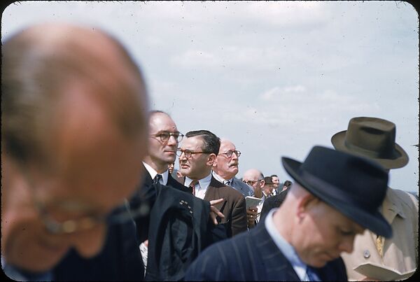 [125 Views of Spectators at Ascot Raceway for Sports Illustrated Article], Walker Evans (American, St. Louis, Missouri 1903–1975 New Haven, Connecticut), Color film transparency