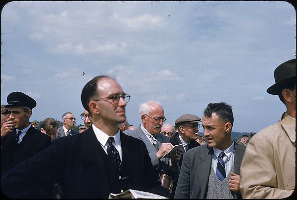 [125 Views of Spectators at Ascot Raceway for Sports Illustrated Article], Walker Evans (American, St. Louis, Missouri 1903–1975 New Haven, Connecticut), Color film transparency