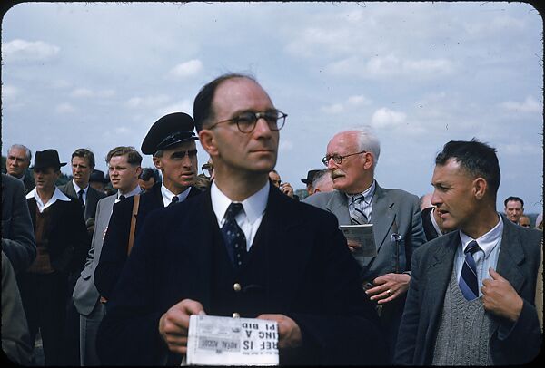 [125 Views of Spectators at Ascot Raceway for Sports Illustrated Article], Walker Evans (American, St. Louis, Missouri 1903–1975 New Haven, Connecticut), Color film transparency