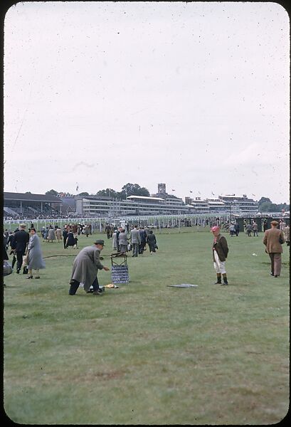 [125 Views of Spectators at Ascot Raceway for Sports Illustrated Article], Walker Evans (American, St. Louis, Missouri 1903–1975 New Haven, Connecticut), Color film transparency