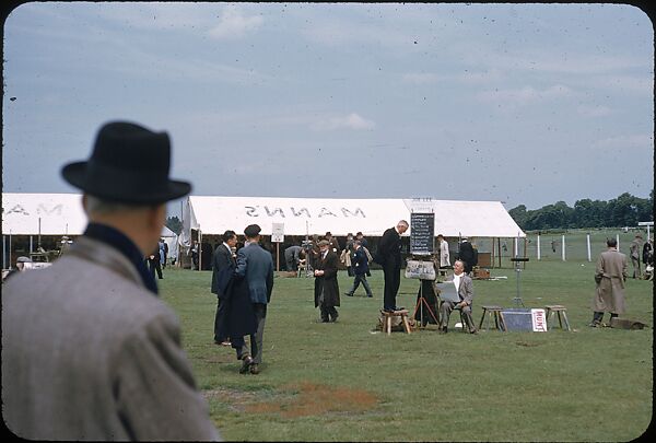 [125 Views of Spectators at Ascot Raceway for Sports Illustrated Article], Walker Evans (American, St. Louis, Missouri 1903–1975 New Haven, Connecticut), Color film transparency