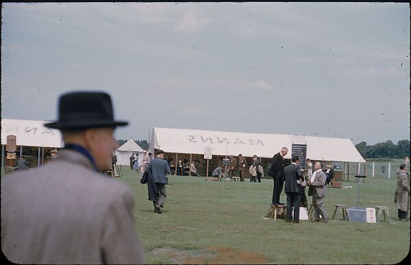 [125 Views of Spectators at Ascot Raceway for Sports Illustrated Article], Walker Evans (American, St. Louis, Missouri 1903–1975 New Haven, Connecticut), Color film transparency