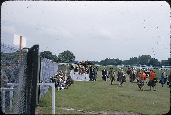 [125 Views of Spectators at Ascot Raceway for Sports Illustrated Article], Walker Evans (American, St. Louis, Missouri 1903–1975 New Haven, Connecticut), Color film transparency